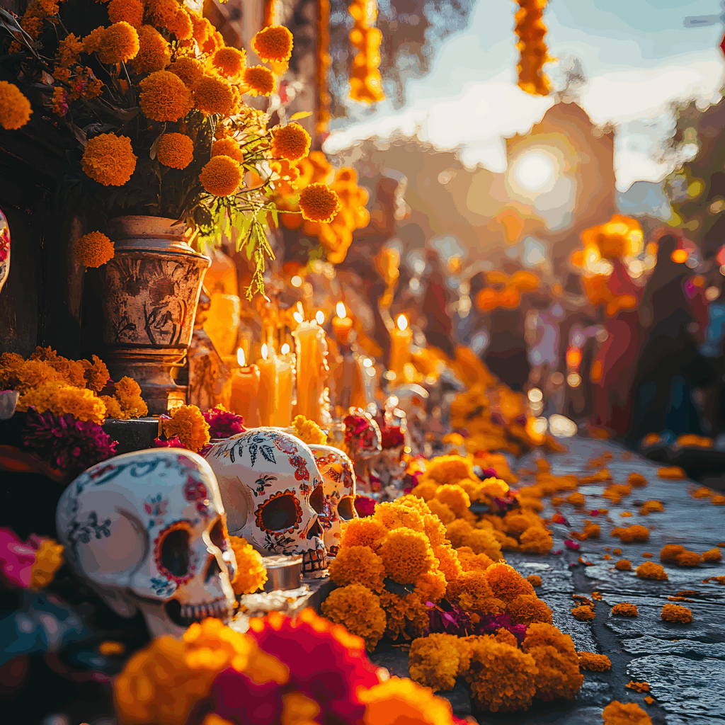 La santa muerte fête des morts Mexique