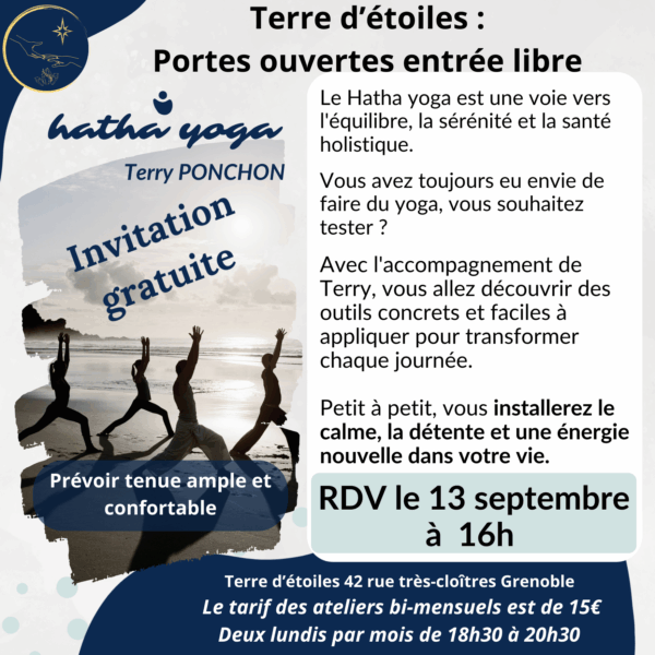 portes ouvertes terre d'étoiles Hatha yoga