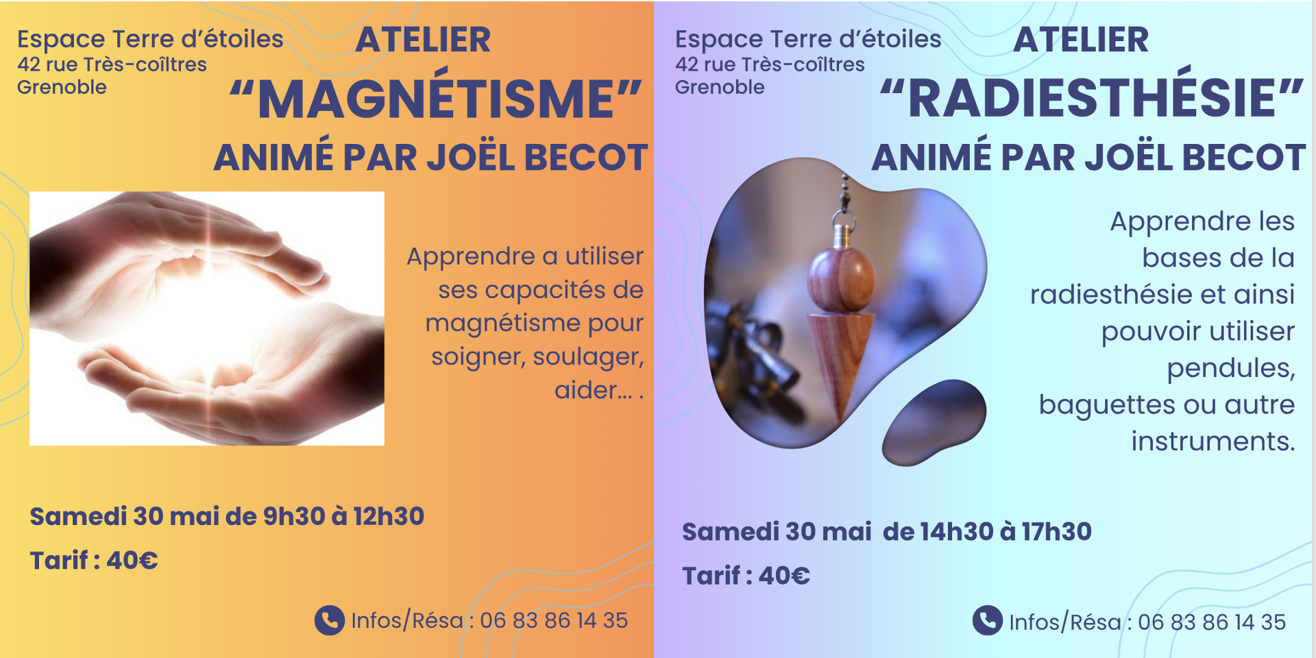 Formation magnétisme Formation radiesthésie Grenoble