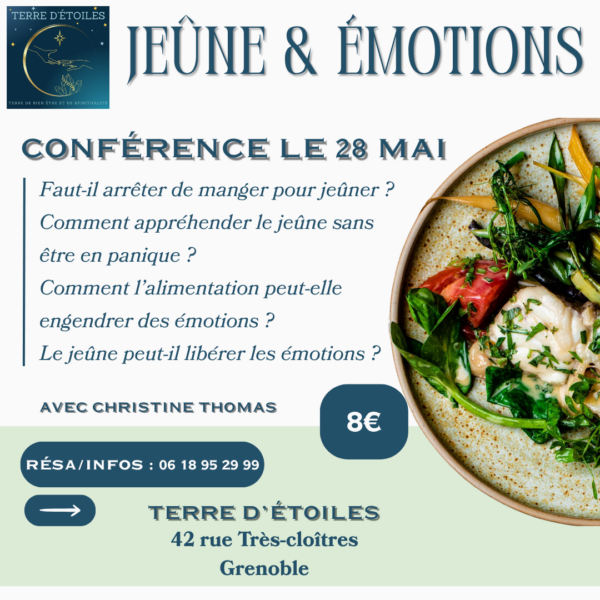 Conférence Jeûne et émotion grenoble